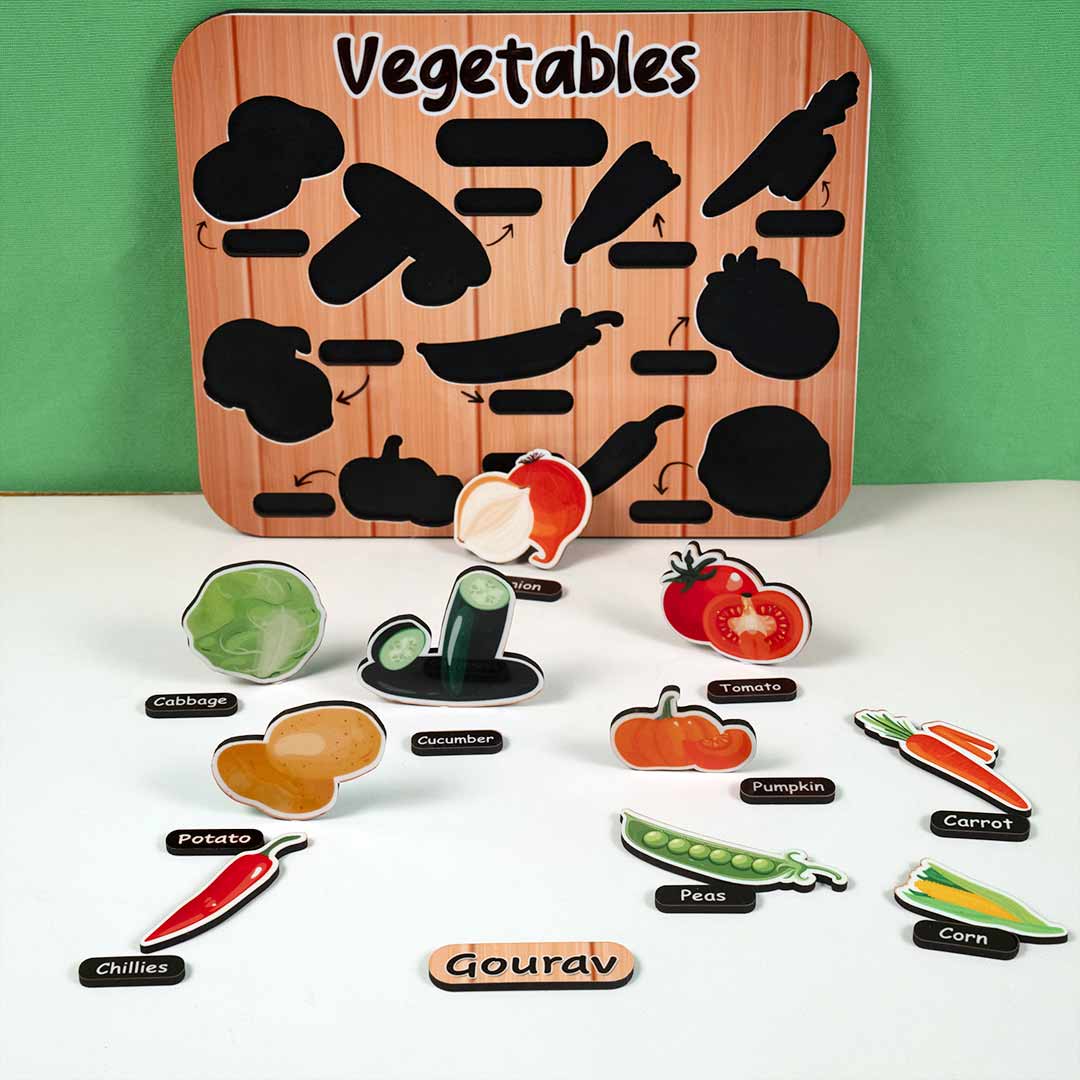 Wooden Puzzle Set Boards for Kids Education- 8x8 - Image 6